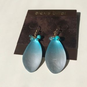 Alexis Bittar Lucite Turquoise Earrings